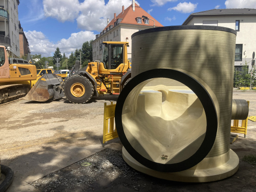 Trinkwasserleitung Pittlerstraße   Bild 03